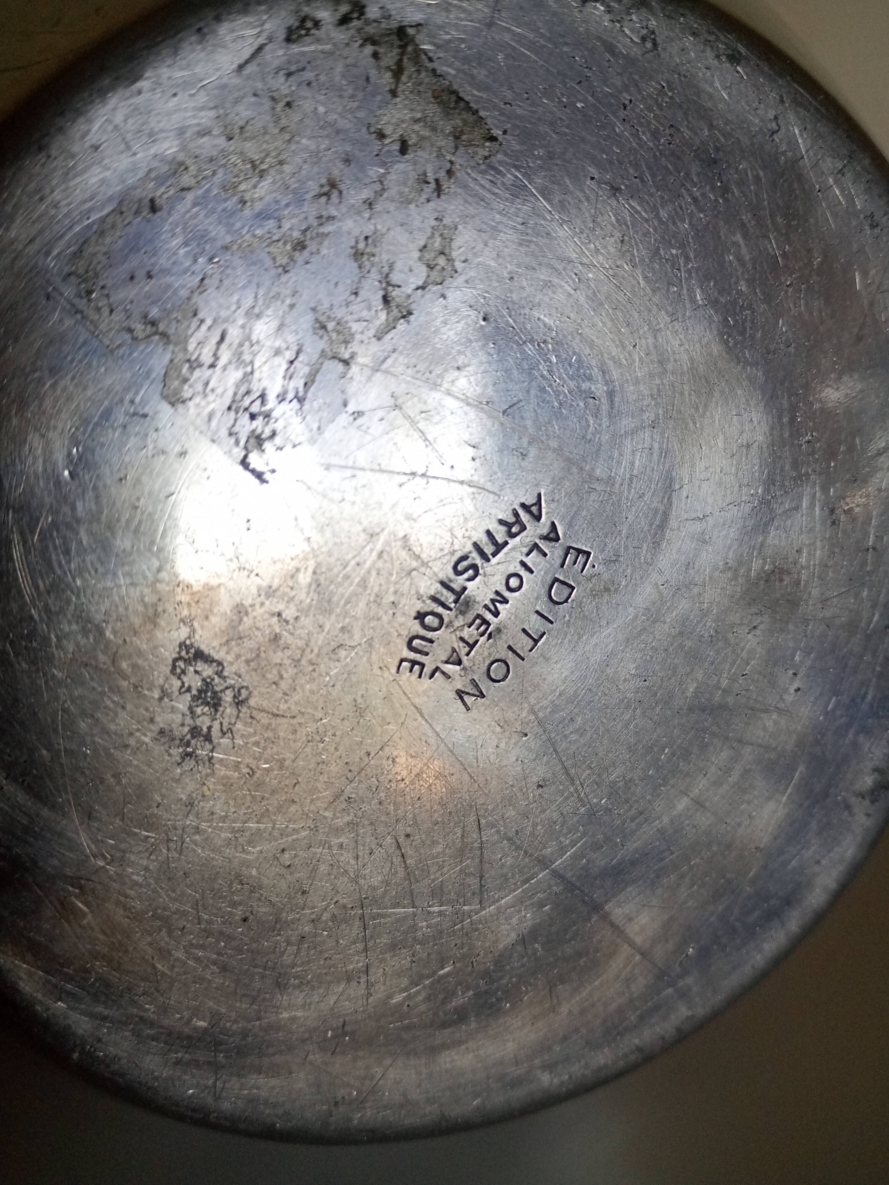 Aliometal Artistic Edition Irman - Relief Flower Vase - Aluminum