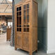 Parisian Art Deco display cabinet in oak (renovated)