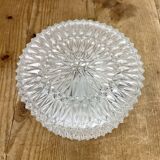 Vintage Glass Wall Or Ceiling Light, 1970s