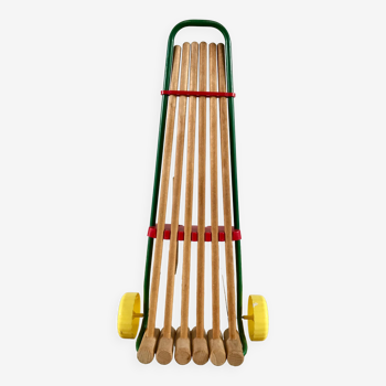 Jeu de croquet vintage années 1970