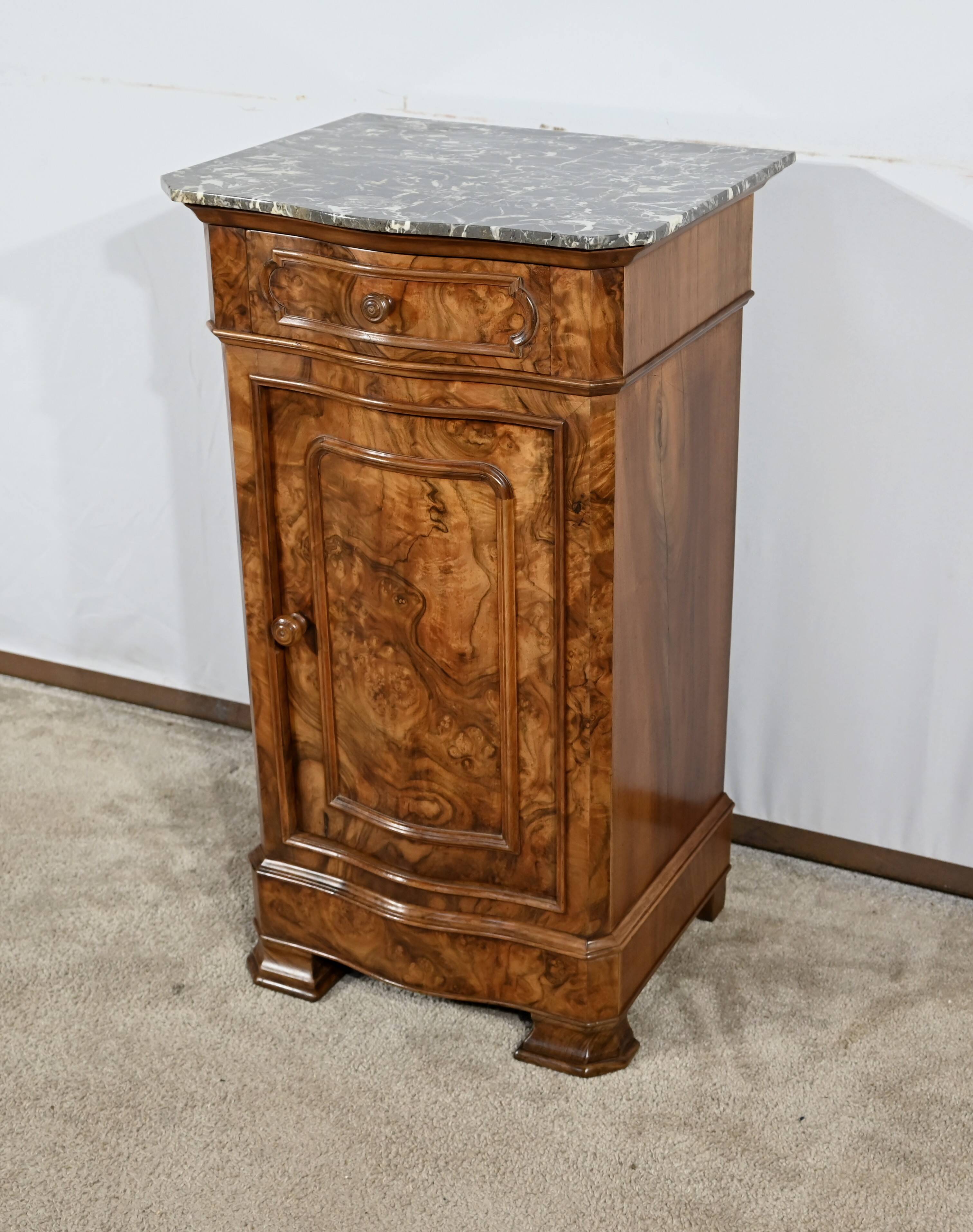Small Walnut Bedside Cabinet – 1900