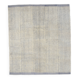 8x10 Blue & Beige Large Vintage Kilim Rug, 250x298Cm