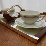 Double mirror tray