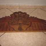 Ancient pediment in oak