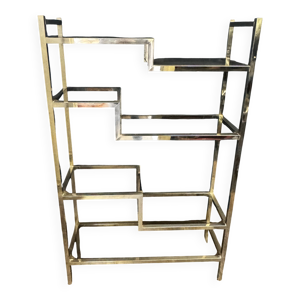 Etagère Chrome et verres