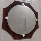 Rosewood 60s wall mirror