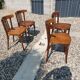 4 bistro chairs