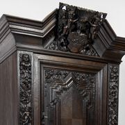 Cabinet néo-baroque de Danzig en chêne - vers 1870-1880