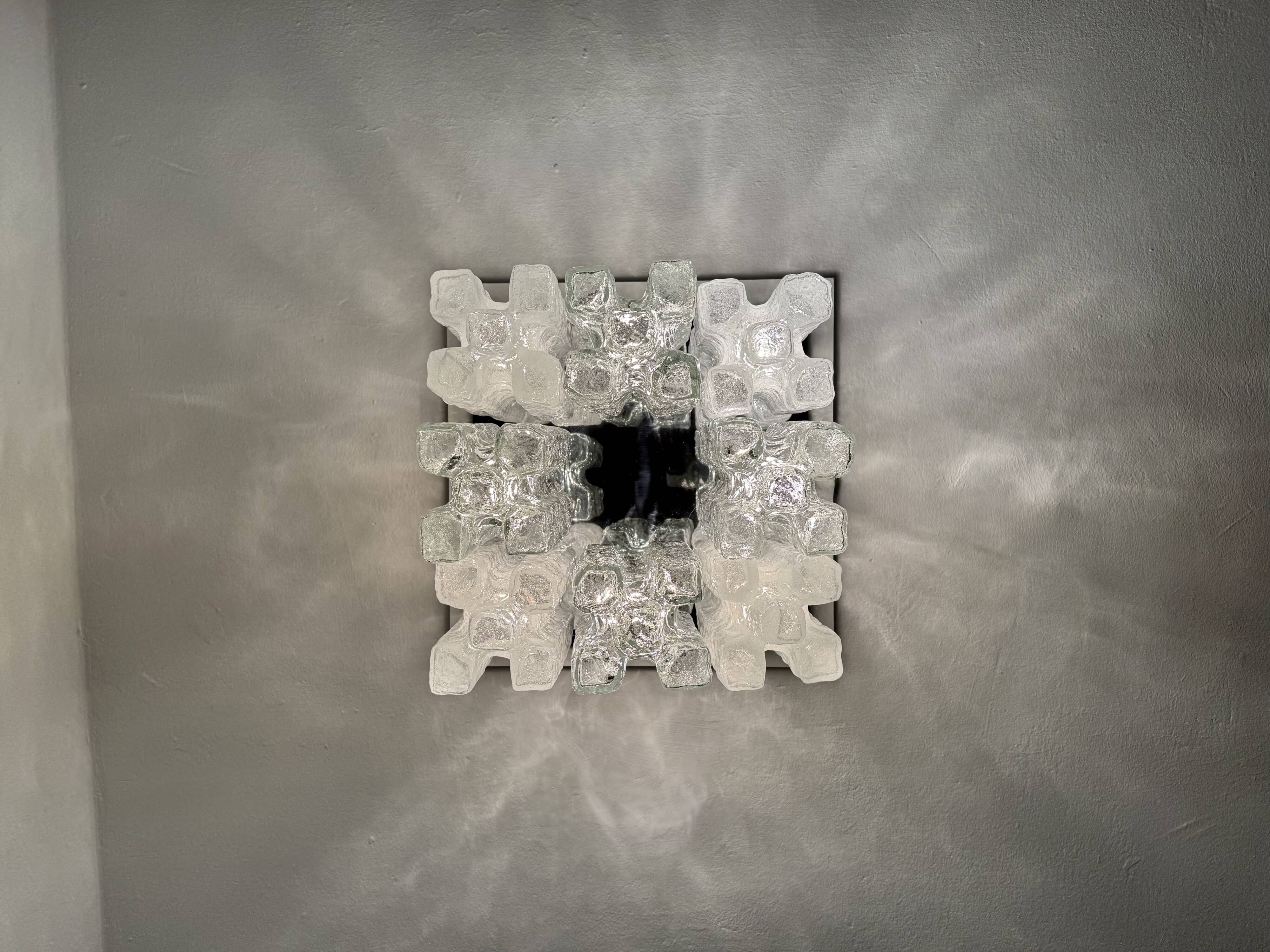 Austrian Granada Flush Light by J.T. Kalmar