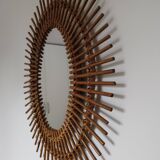 Rattan mirror 62 X 50cm