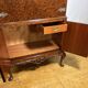 Mid-20th Century Burr Walnut Drinks Cabinet – Art Deco Elegance Meets Queen