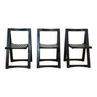 Set of 3 folding chairs