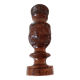 Vase bois massif sculpté à la main