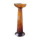 Glass candlestick art deco