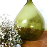 15-litre green demijohn