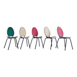 Set of 5 50s chairs