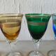 Murano multicolor liquor glasses
