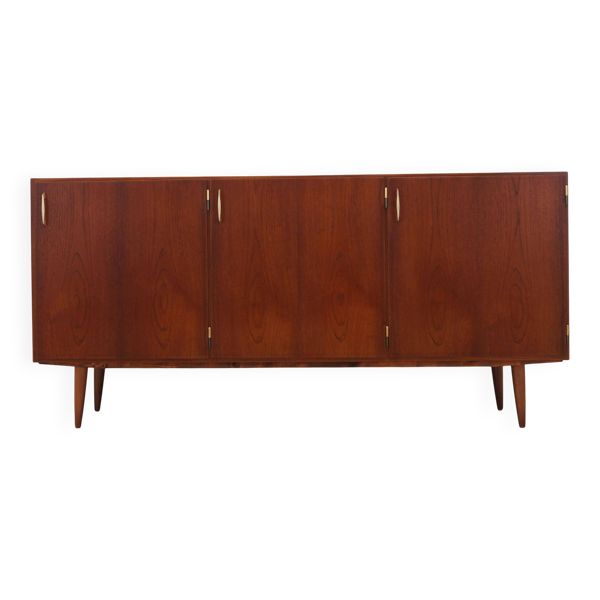 Enfilade en teck, design danois, années 1960, production : Danemark