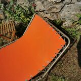 Deck chair, vintage lafuma camp bed