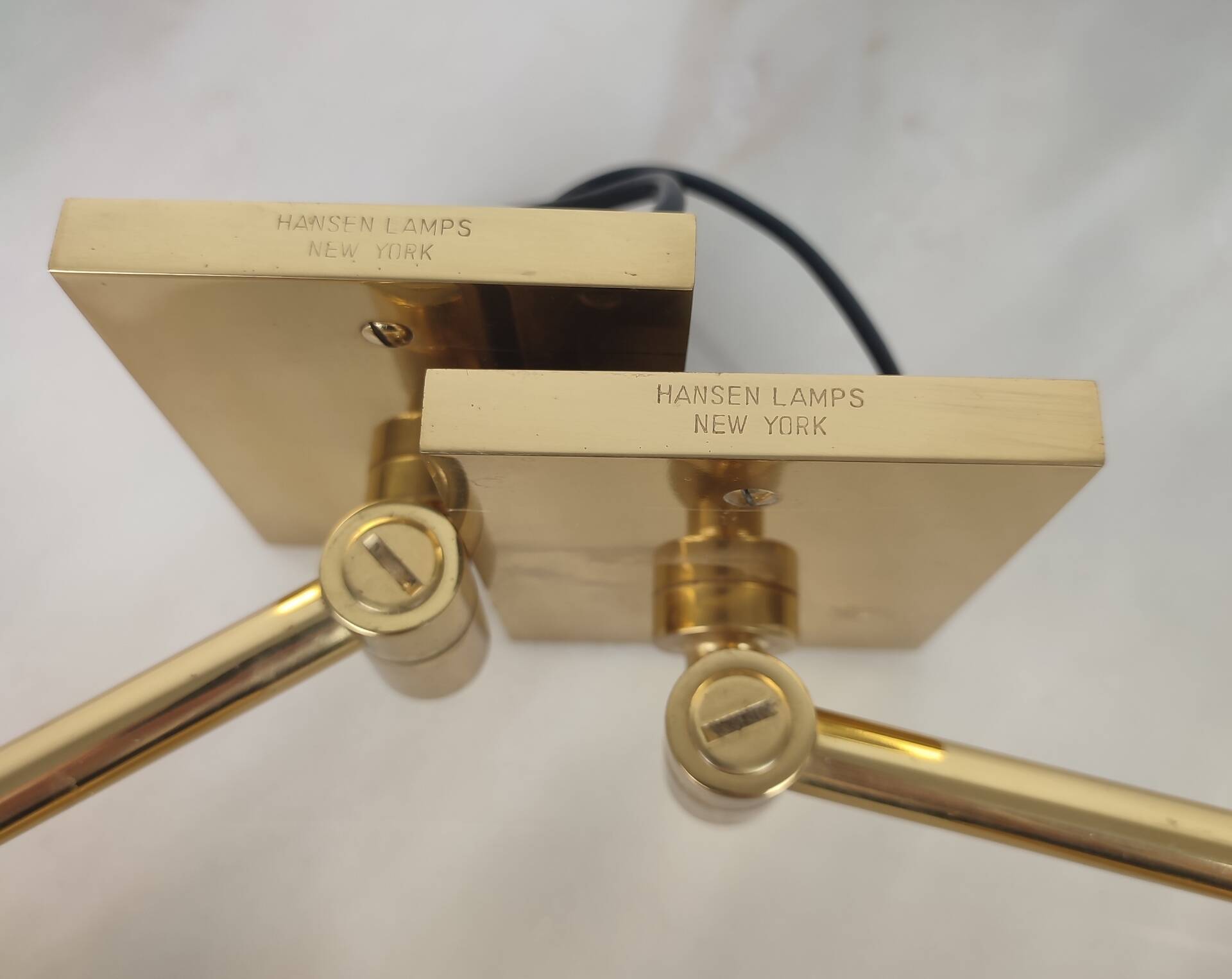Pair of Hansen retractable scones Metalarte
