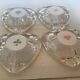 Four ashtrays Reims playing cards spade diamond club heart