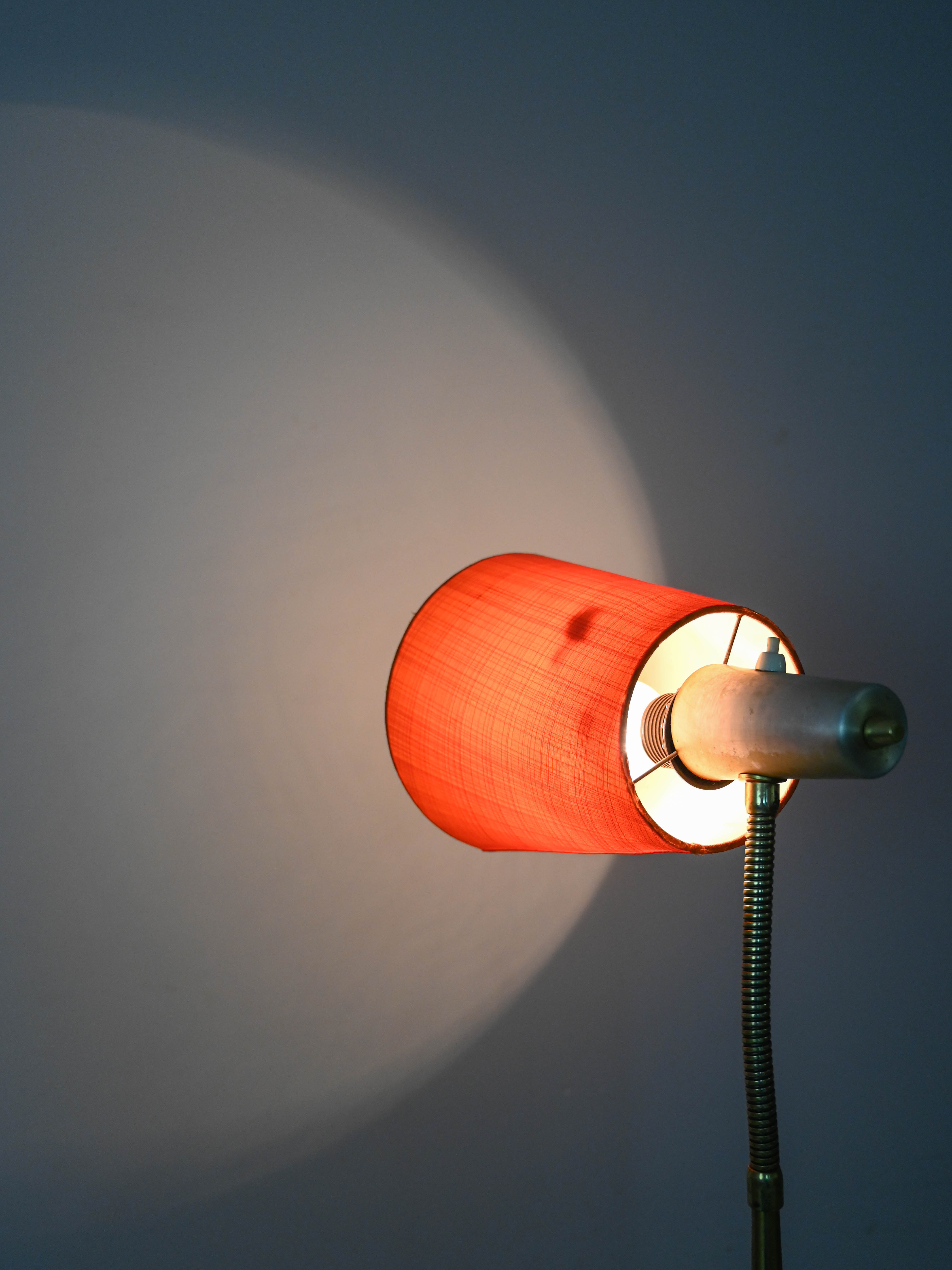 Modern antique floor lamp with gold base