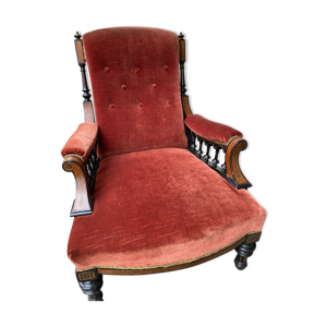 Fauteuil de bibliothèque victorienne