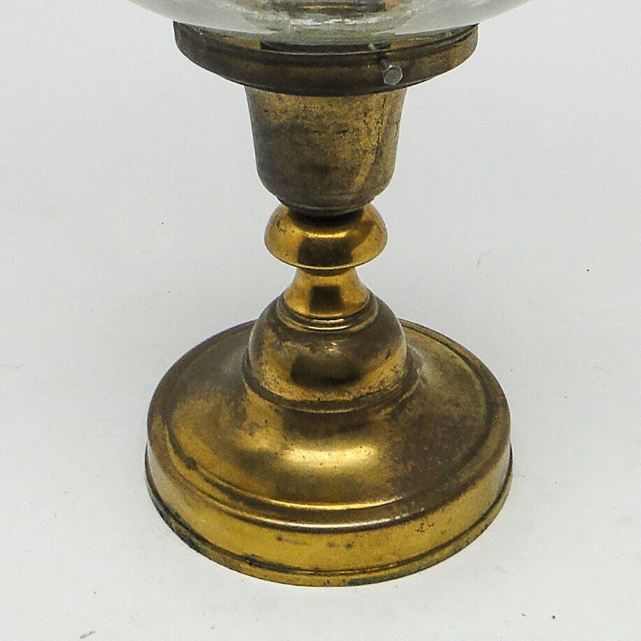 Lampe suspendue vintage en laiton, années 1930