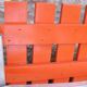 Table of camping vintage metal and wood folding indoor outdoor