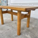 Table vintage 1975 en bois de pin