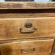 Antique oak hardware cabinet