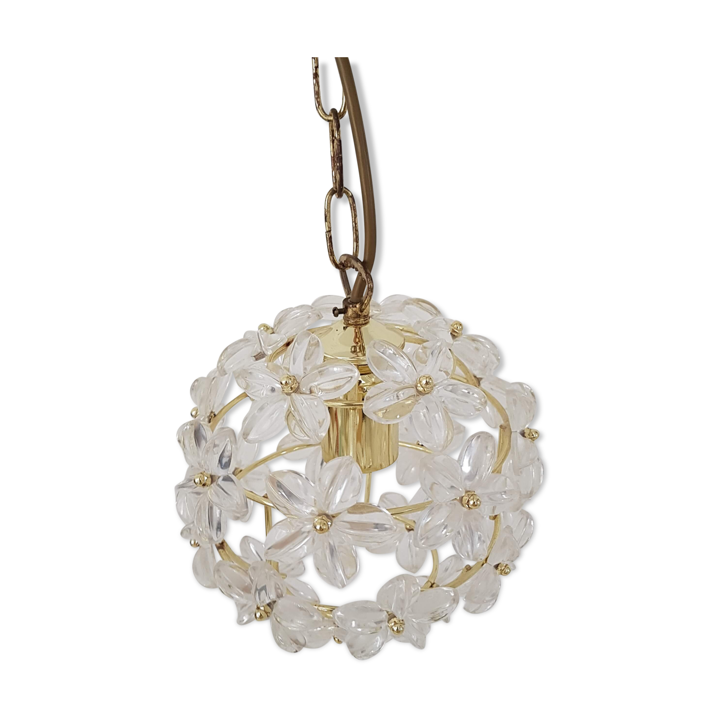 Hanging ball flowers style seventies