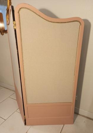 Old screen from the 19th century renovated