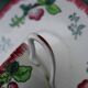 Longwy "Montmorency" earthenware breakfast duo