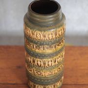 Ceramic vase West Germany, flower pot, interior decoration.