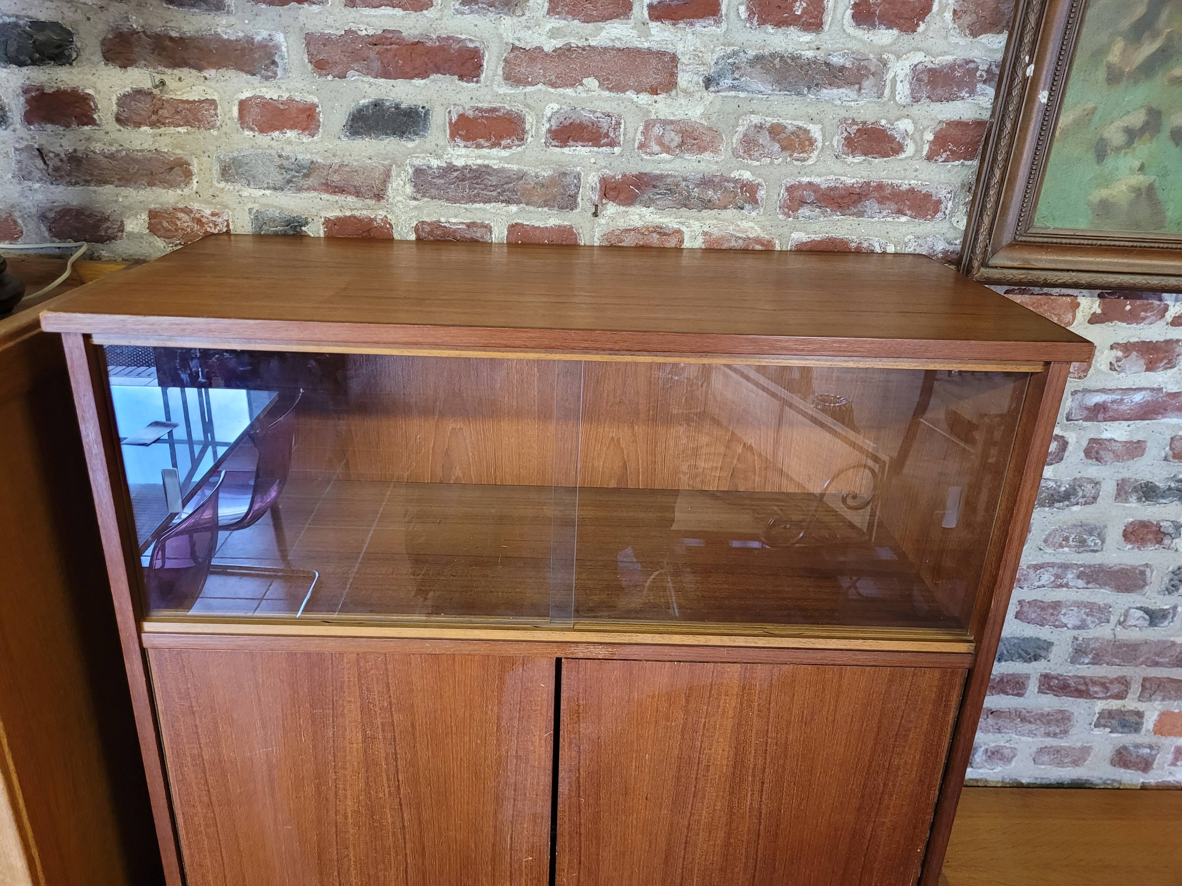 Vintage teak wardrobe from the 60s