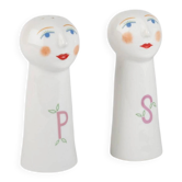 Porcelain salt and pepper pots designed by Jindra Viková
