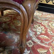 Pair of Louis XV style armchairs, 19th century