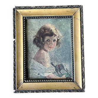 Framed portrait