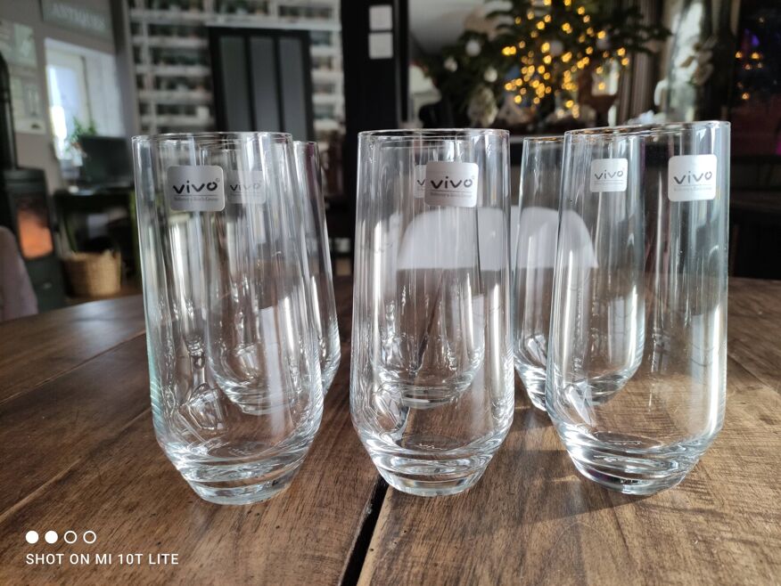 Lot de 6 verres Long Drink en cristallin Vivo par Villeroy & Boch | Selency