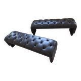 Leather benches