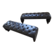 Leather banquettes