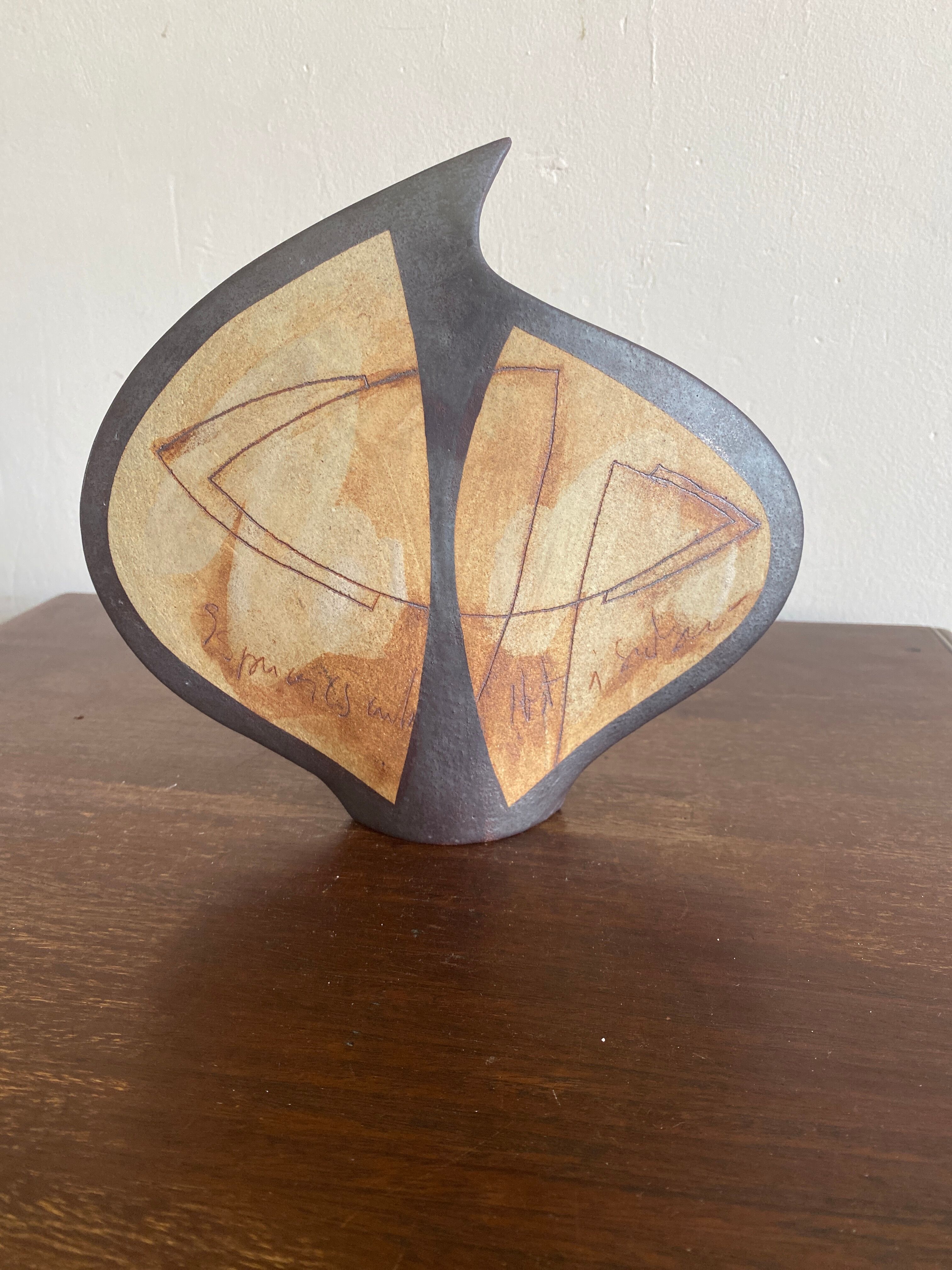 Vase en grès