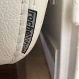 Roche Bobois leather two-seater sofa