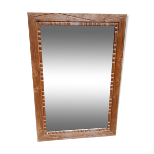 Miroir en teck birman - ancien