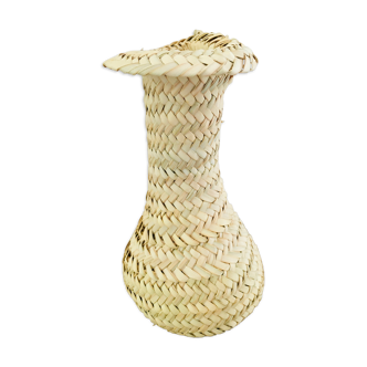 Vase en paille