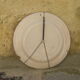 Oriental earthenware plate