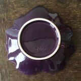 Empty pocket or purple table ceramic leaf plate