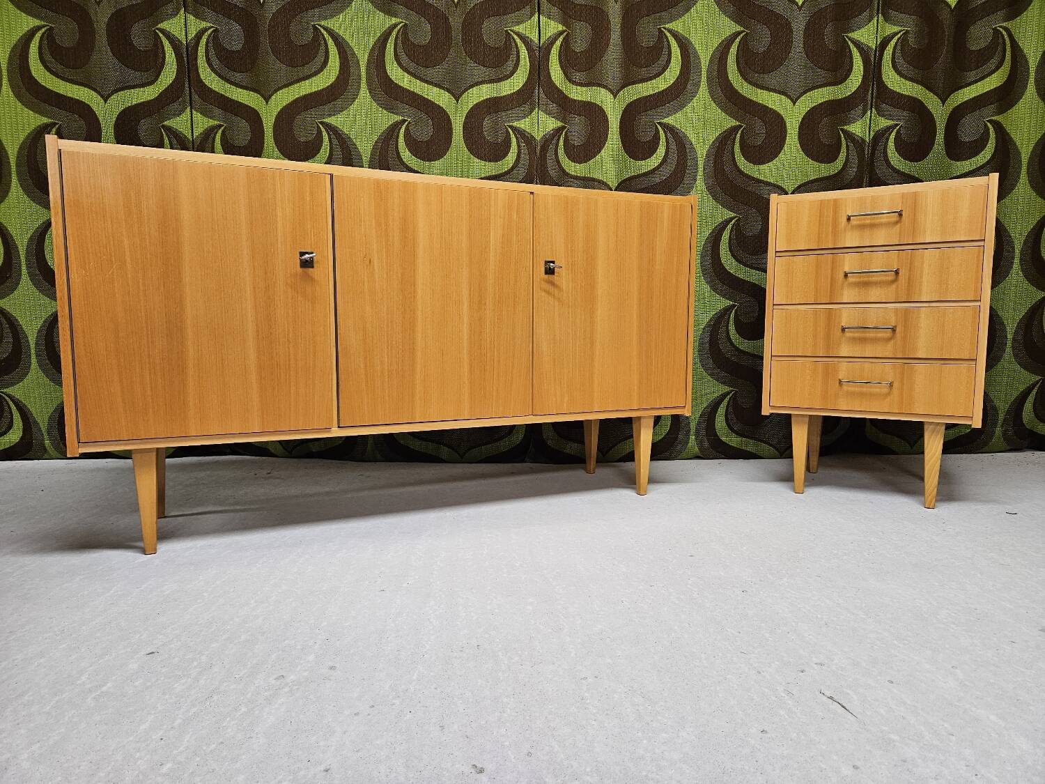Vintage modular sideboard from the 1970s