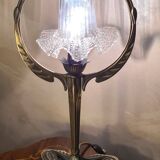 Old bronze lamp